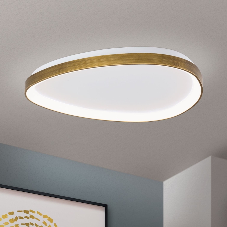 LED Плафониера CHARLIE LED/48W/230V Ø 65 см златист