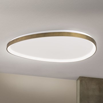 LED Плафониера CHARLIE LED/72W/230V Ø 80 см златист