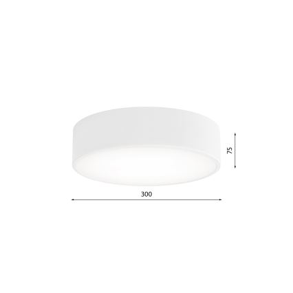 LED Плафониера CLEO LED/24W/230V 3000K Ø 30 см бял