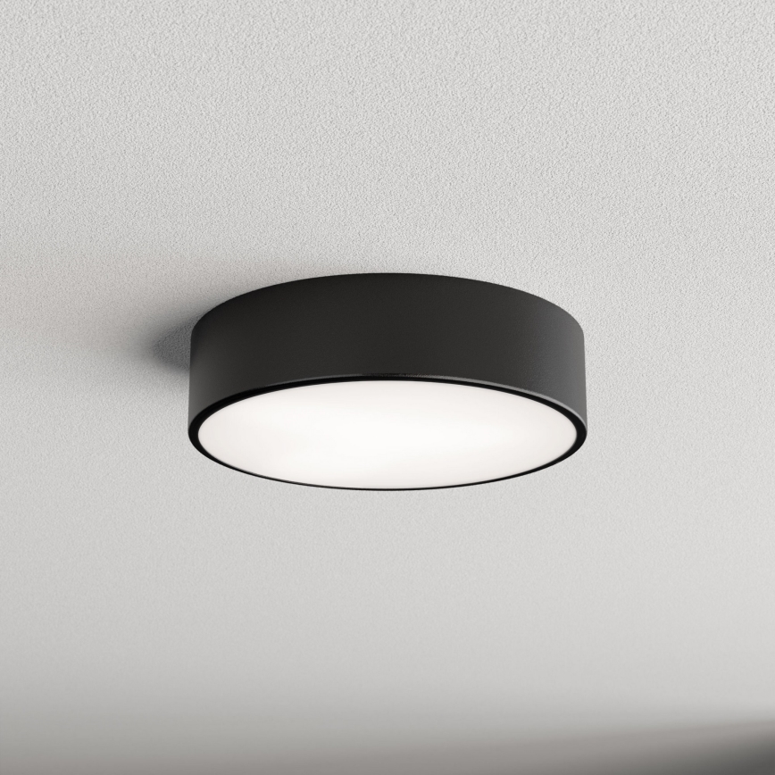 LED Плафониера CLEO LED/24W/230V 3000K Ø 30 см черен
