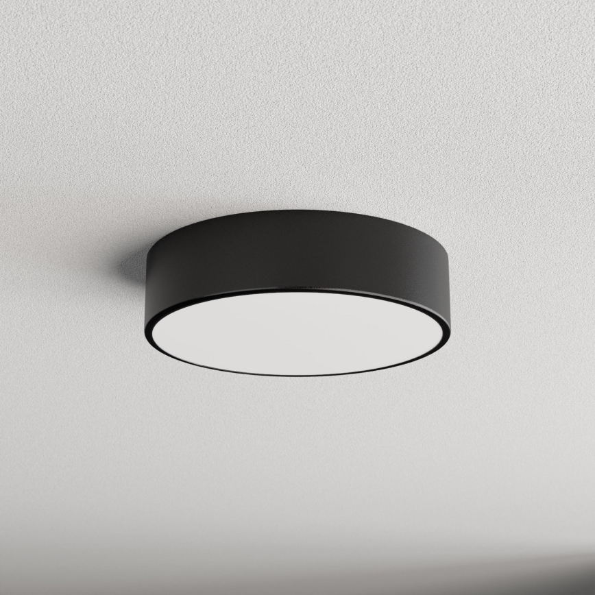 LED Плафониера CLEO LED/24W/230V 3000K Ø 30 см черен