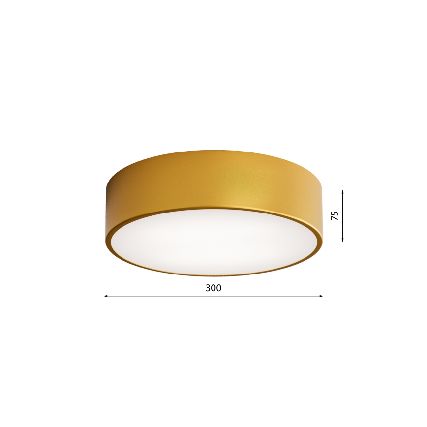 LED Плафониера CLEO LED/24W/230V 3000K Ø 30 см златист