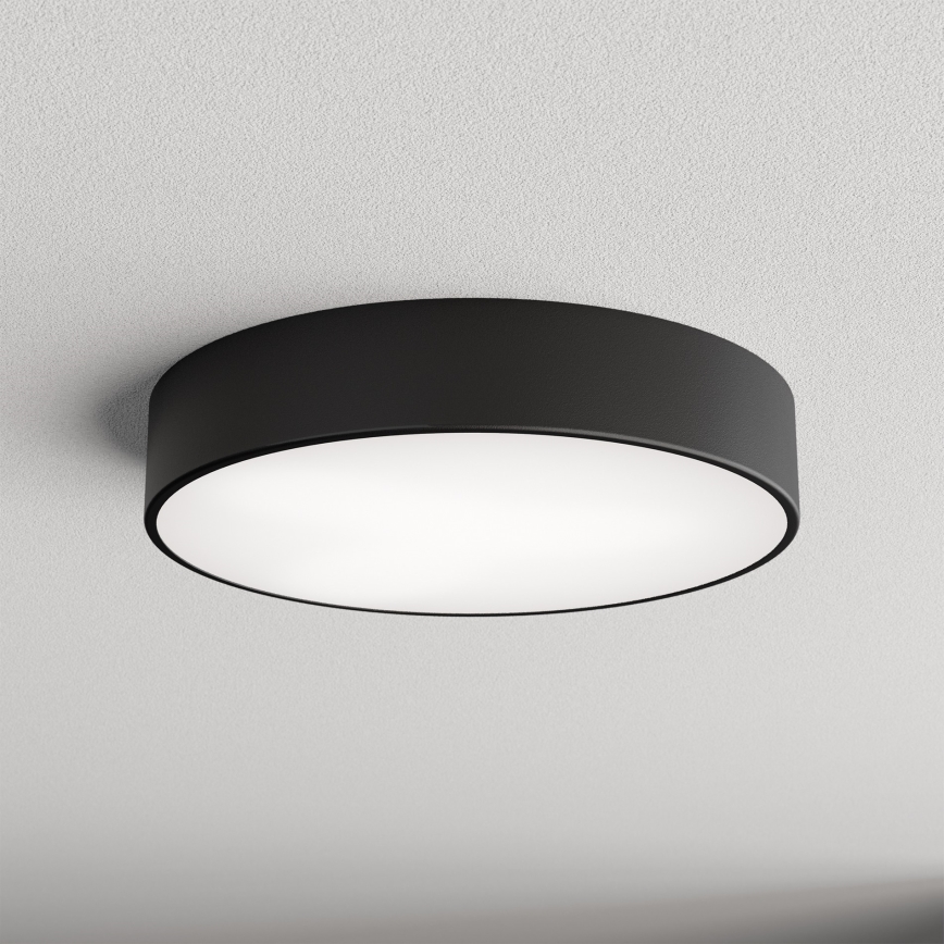 LED Плафониера CLEO LED/43W/230V 3000K Ø 40 см черен