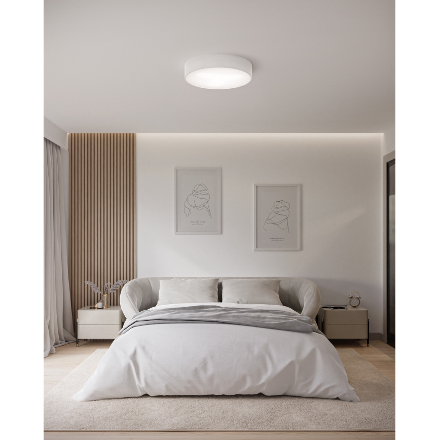 LED Плафониера CLEO LED/43W/230V 4000K Ø 40 см бял