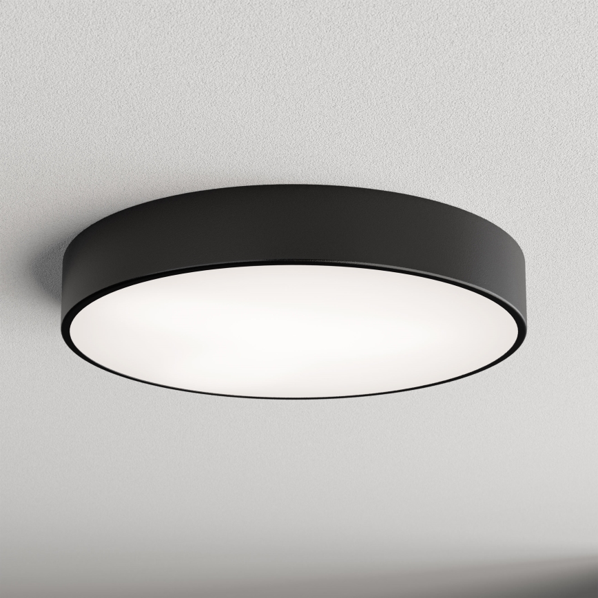LED Плафониера CLEO LED/69W/230V 4000K Ø 50 см черен