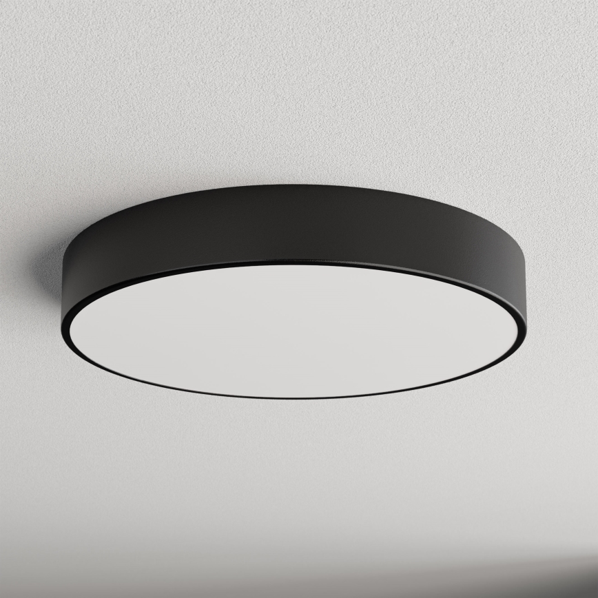 LED Плафониера CLEO LED/69W/230V 4000K Ø 50 см черен