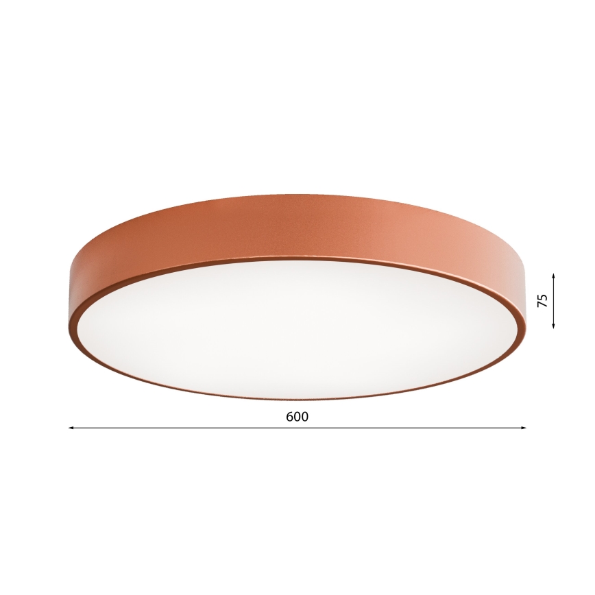 LED Плафониера CLEO LED/69W/230V 4000K Ø 60 см меден