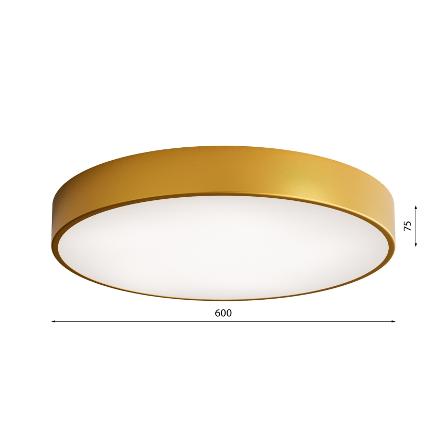 LED Плафониера CLEO LED/69W/230V 4000K Ø 60 см златист