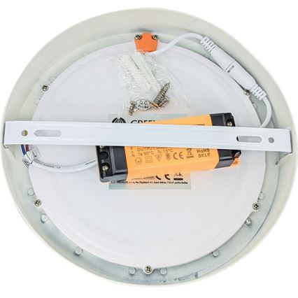 LED Плафониера FENIX LED/12W/230V 3800K Ø 17 см снежнобял