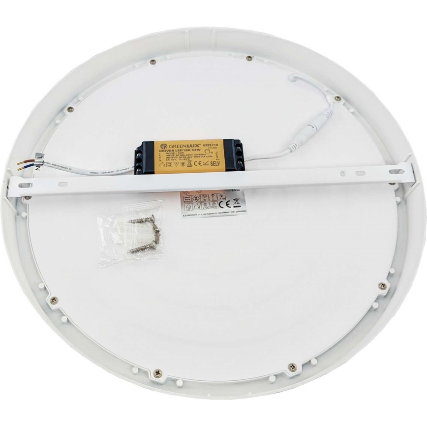 LED Плафониера FENIX LED/32W/230V 3800K Ø 40 см снежнобял