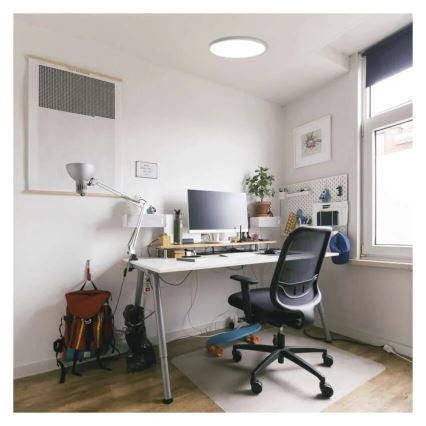 LED Плафониера FLORI LED/18W/230V 4000K бял Ø 29 см
