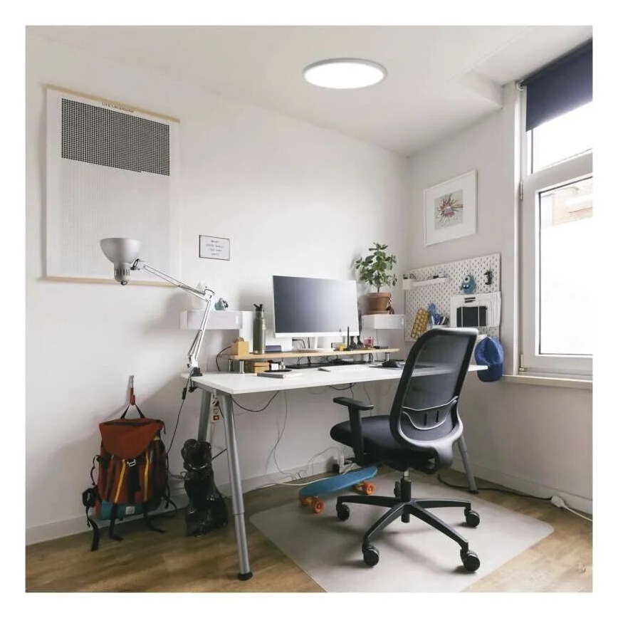 LED Плафониера FLORI LED/18W/230V 4000K бял Ø 29 см