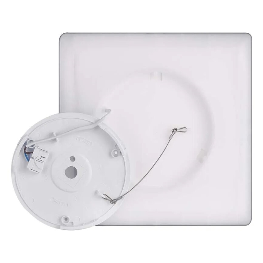 LED Плафониера FLORI LED/18W/230V 4000K черен 29x29 см