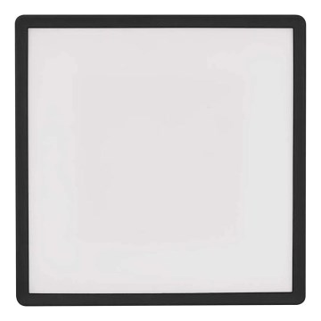 LED Плафониера FLORI LED/18W/230V 4000K черен 29x29 см