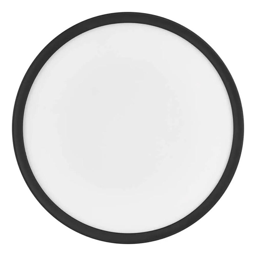 LED Плафониера FLORI LED/18W/230V 4000K черен Ø 29 см