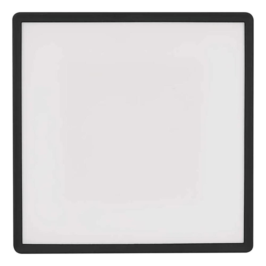 LED Плафониера FLORI LED/22W/230V 4000K черен 42x42 см