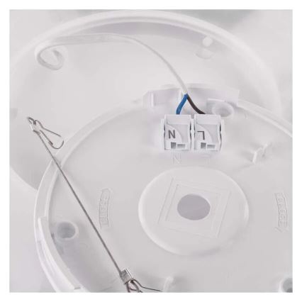 LED Плафониера FLORI LED/22W/230V 4000K черен 42x42 см