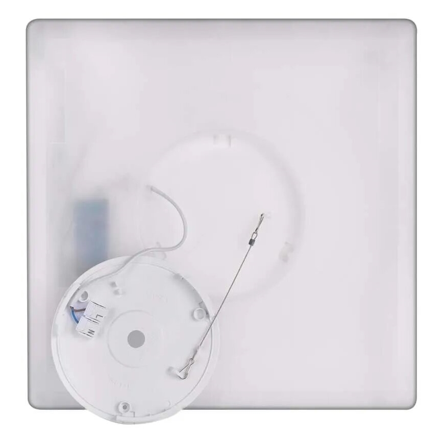 LED Плафониера FLORI LED/22W/230V 4000K черен 42x42 см