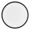 LED Плафониера FLORI LED/22W/230V 4000K черен Ø 42 см