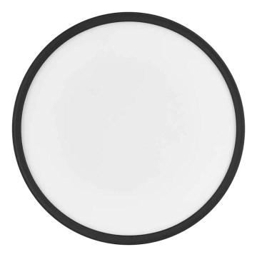 LED Плафониера FLORI LED/22W/230V 4000K черен Ø 42 см