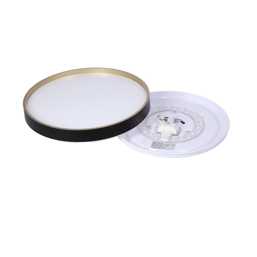 LED Плафониера FLORIDA LED/18W/230V черен