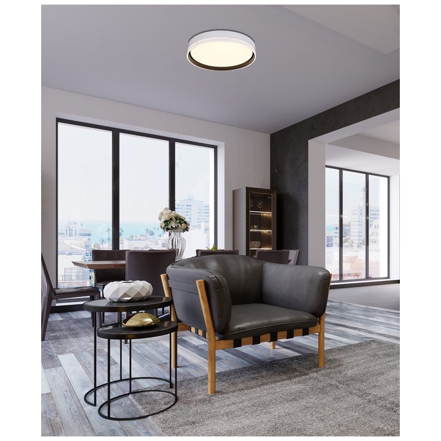 LED Плафониера FLORIDA LED/24W/230V бял