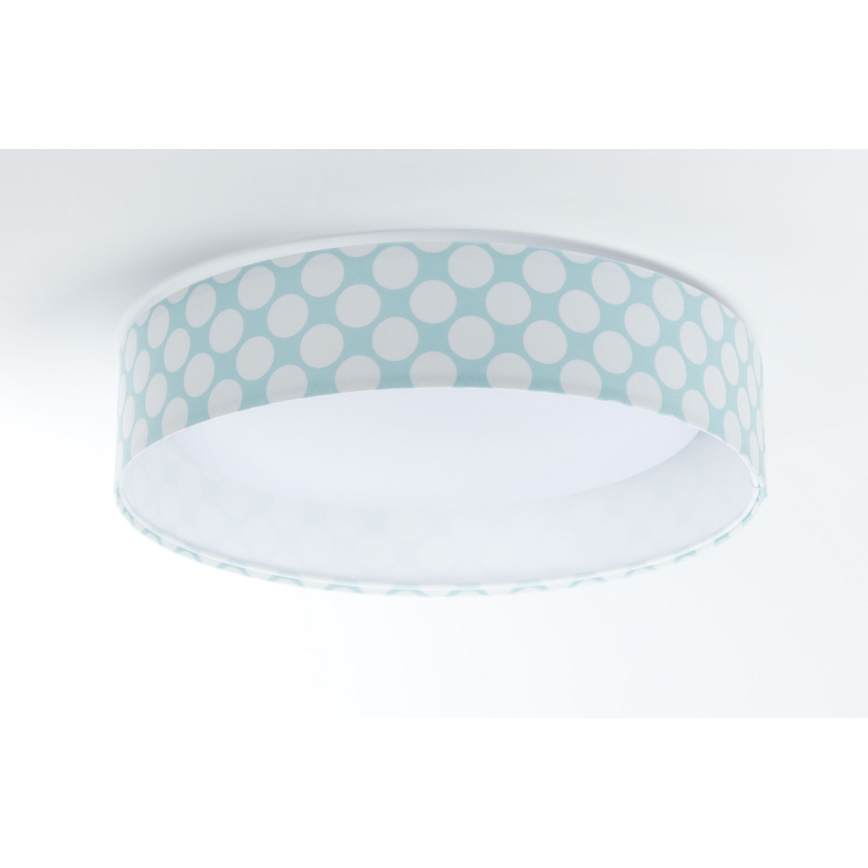 LED Детска плафониера GALAXY KIDS LED/24W/230V точки зелена/бяла