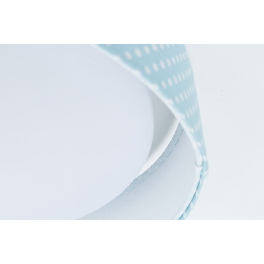 LED Детска плафониера GALAXY KIDS LED/24W/230V точки тюркоаз/бяла
