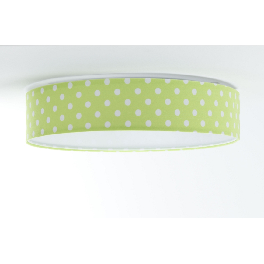 LED Детска плафониера GALAXY KIDS LED/24W/230V точки зелена/бяла