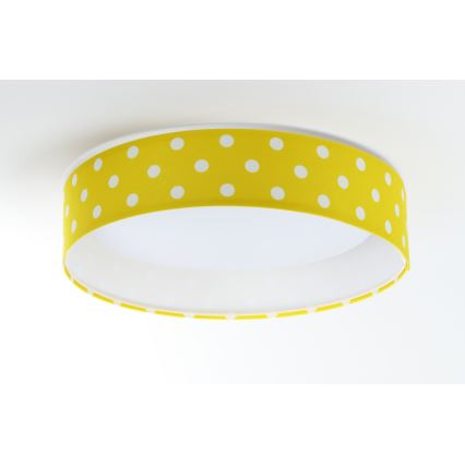 LED Детска плафониера GALAXY KIDS LED/24W/230V точки жълто/бяла