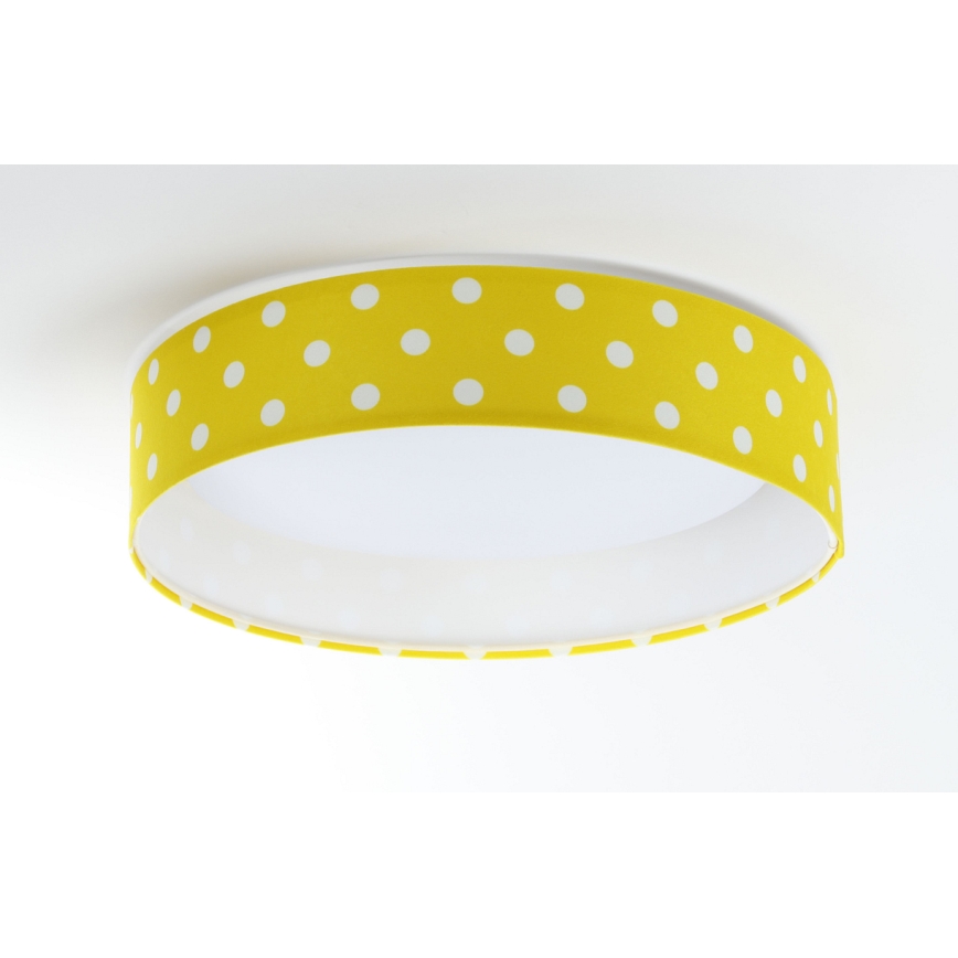 LED Детска плафониера GALAXY KIDS LED/24W/230V точки жълто/бяла
