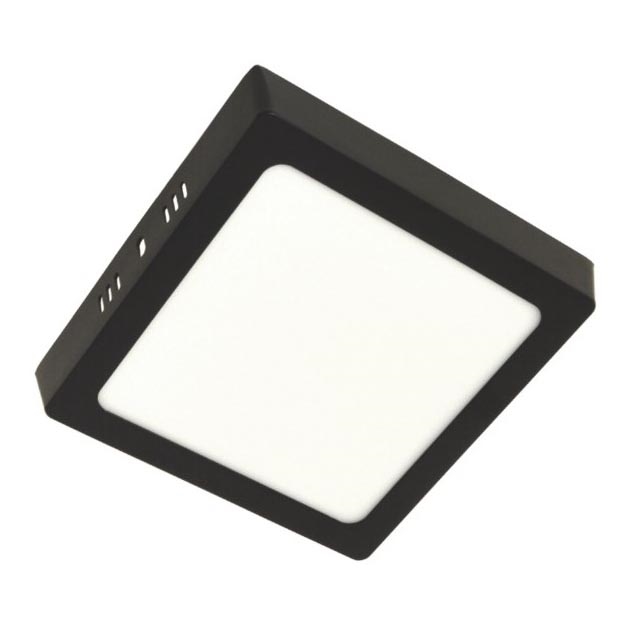 LED Плафониера GERRY LED/12W/230V 4000K черен