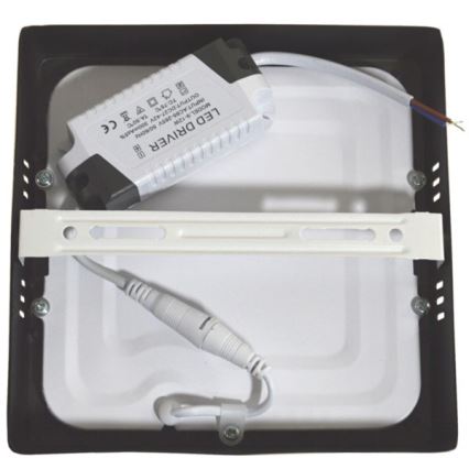LED Плафониера GERRY LED/12W/230V 4000K черен