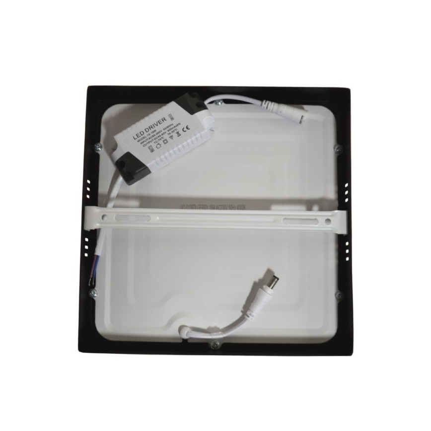 LED Плафониера GERRY LED/18W/230V 4000K черен