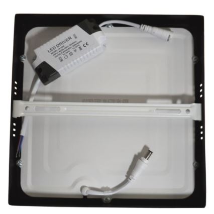 LED Плафониера GERRY LED/18W/230V 4000K черен