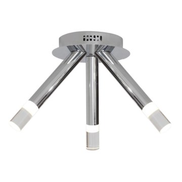 LED Плафониера ICE 3xLED/5W/230V лъскав хром