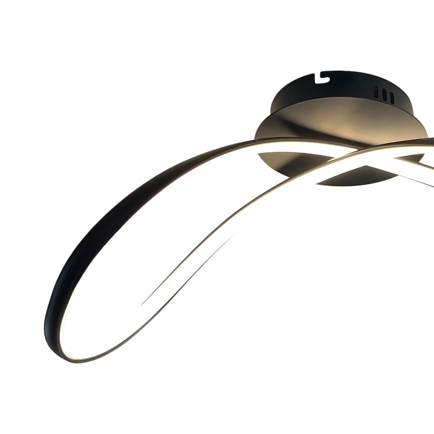 LED Плафониера INFINITY LED/21W/230V черен