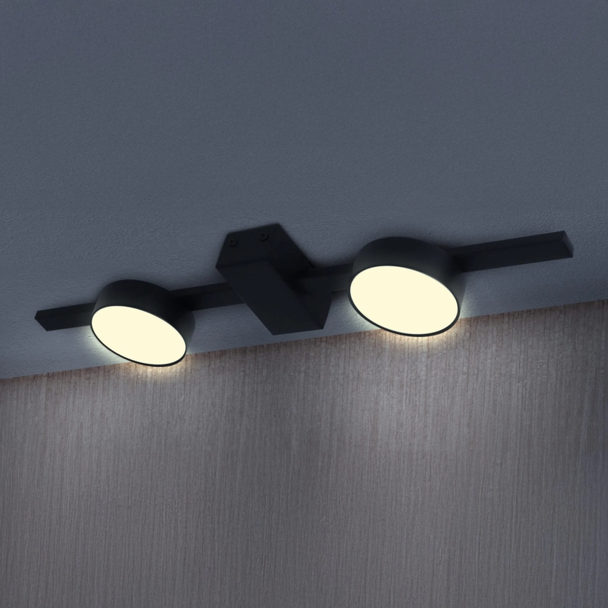 LED Плафониера JOY 2xGX53/6W/230V черен