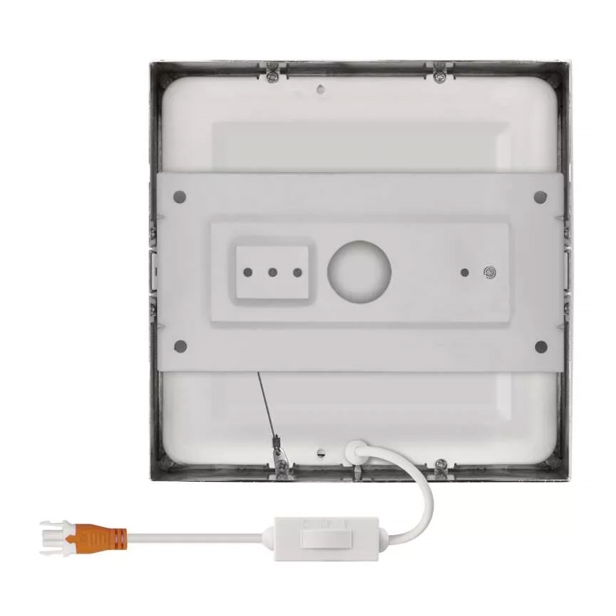 LED Плафониера NEXXO LED/12,5W/230V 3000/3500/4000K 17x17 см лъскав хром
