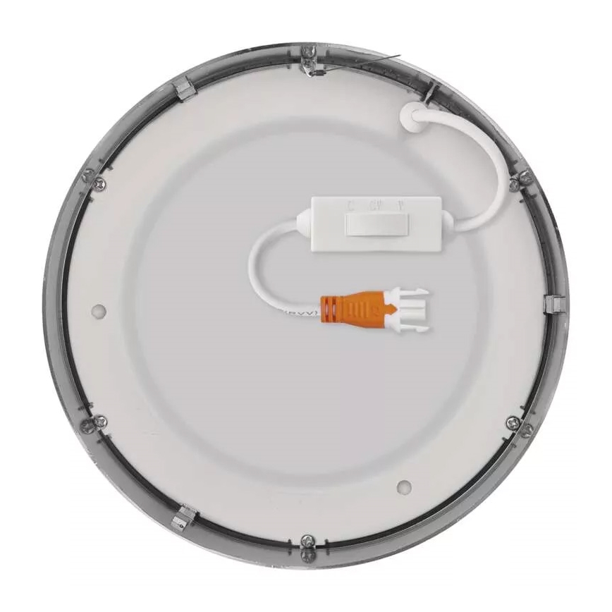 LED Плафониера NEXXO LED/12,5W/230V 3000/3500/4000K Ø 17 см матов хром