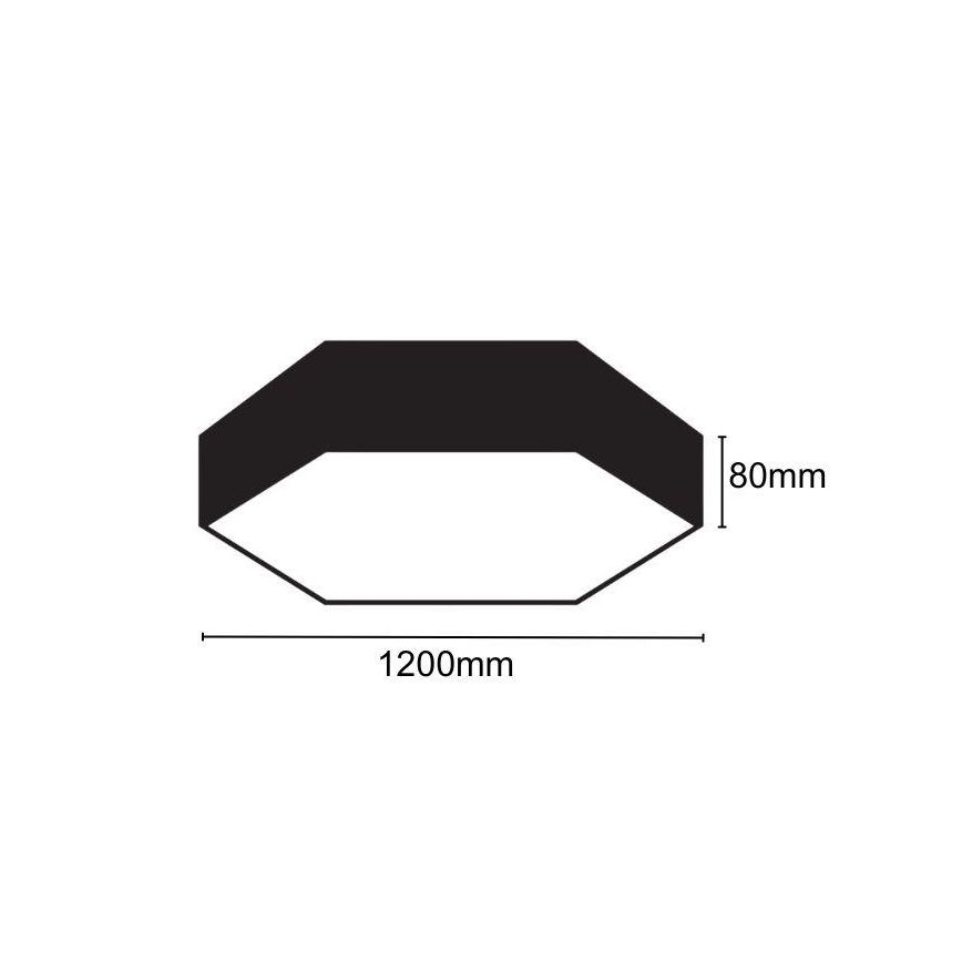 LED Плафониера LED/120W/230V 4000K Ø 120 см