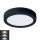 LED Плафониера LED/12W/230V 3000/4000/6000K черен кръгъл