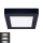 LED Плафониера LED/12W/230V 3000/4000/6000K черен ъглов