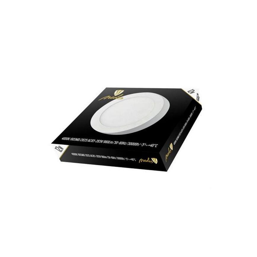 LED Плафониера LED/12W/230V 4000K Ø 17,2 см