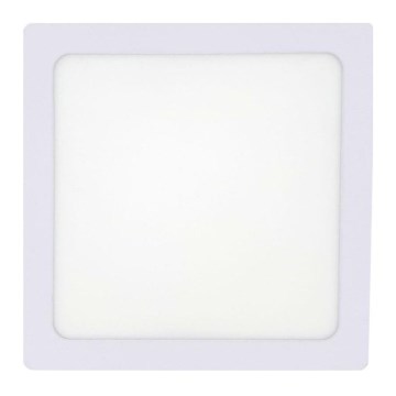 LED Плафониера LED/12W/230V 4200K 16,3x16,3 cm бял