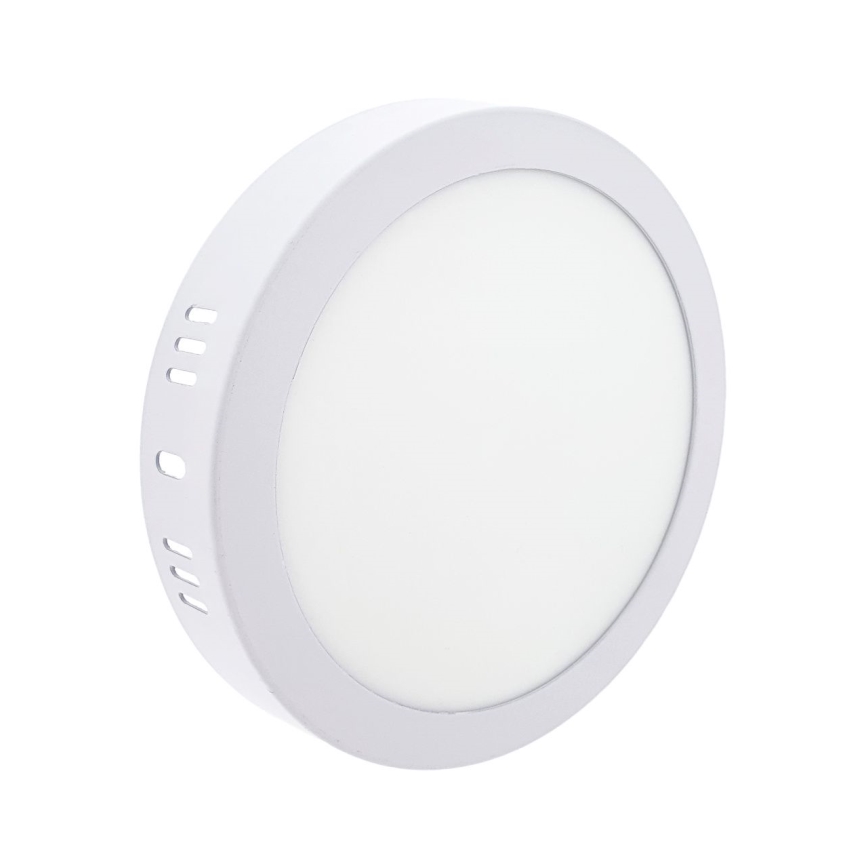 LED Плафониера LED/12W/230V 4200K Ø 16 cm бял