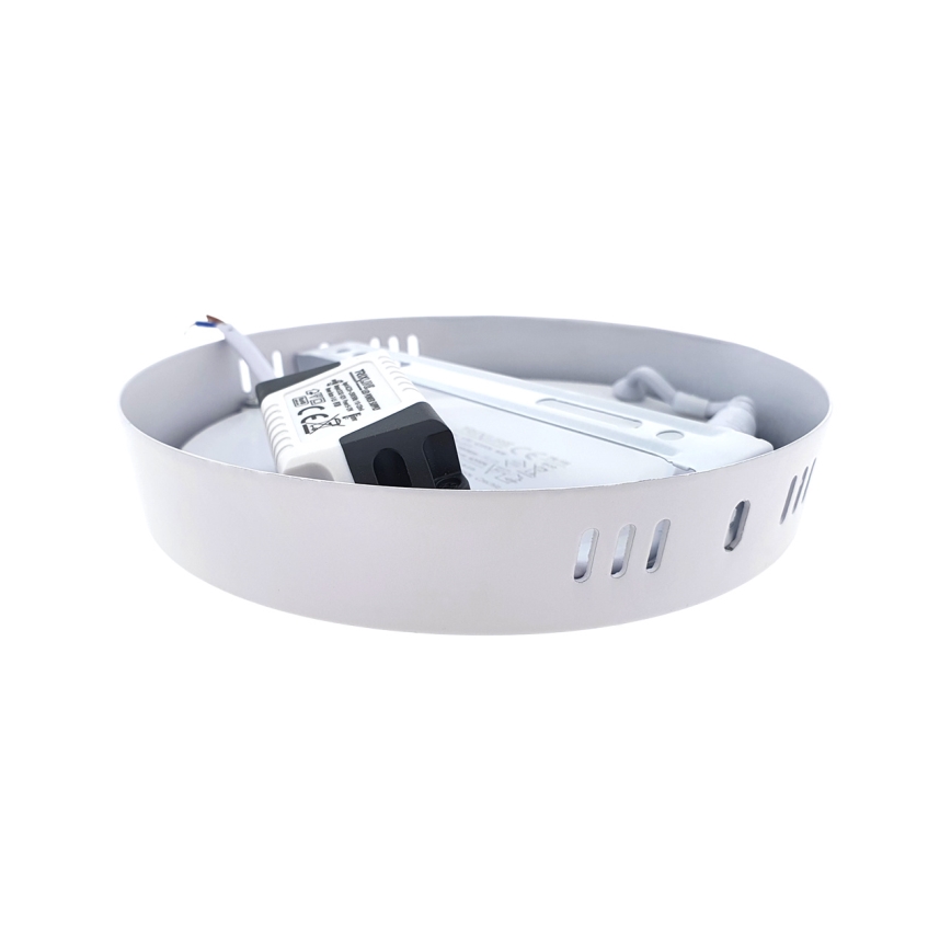 LED Плафониера LED/12W/230V 4200K Ø 16 cm бял