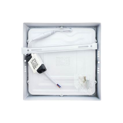 LED Плафониера LED/18W/230V 2700K 21x21 cm бял
