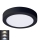 LED Плафониера LED/18W/230V 3000/4000/6000K черен кръгъл