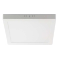 LED Плафониера LED/18W/230V 3000K 21,4x21,4 см бял